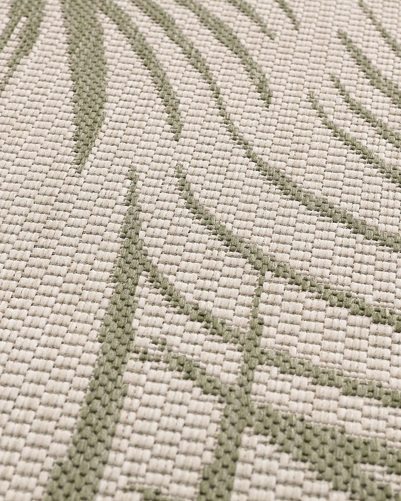 Koberec Lineo beige/jungle green 120cm
