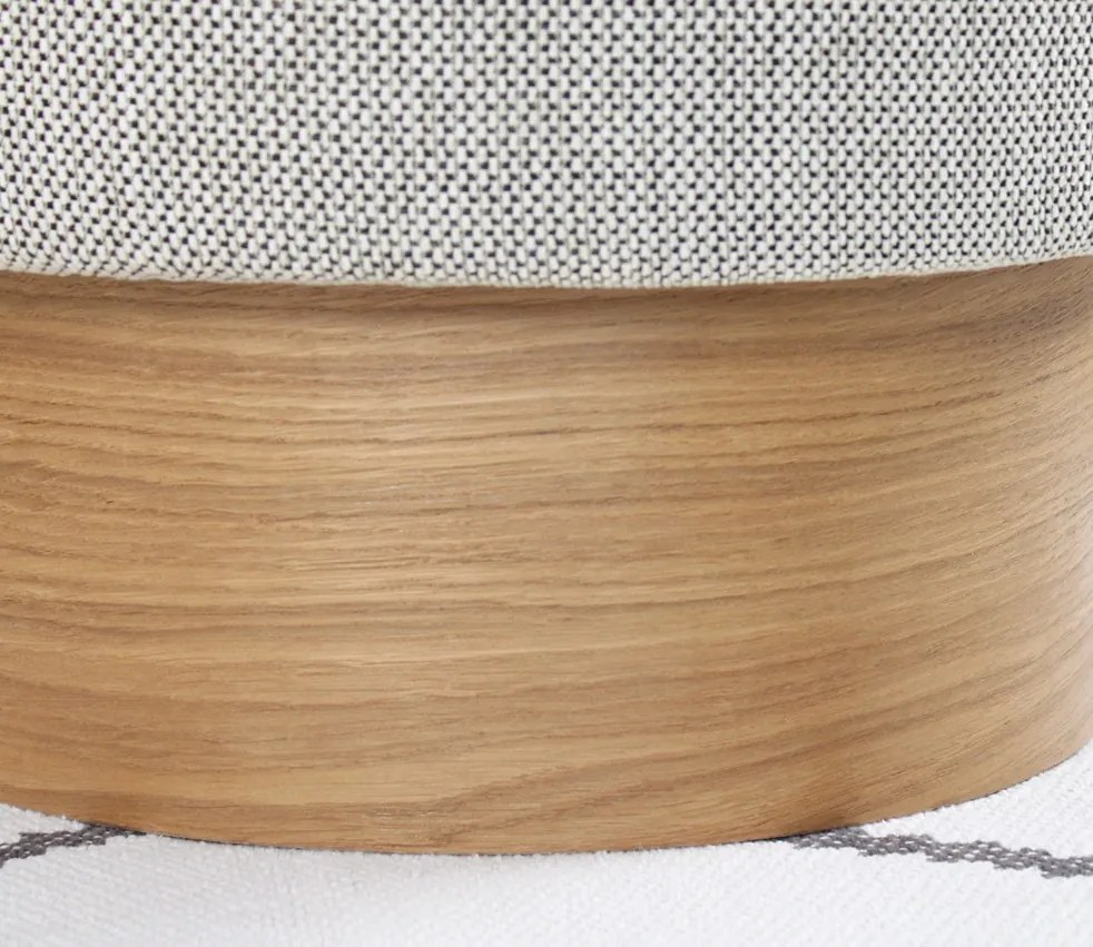 Taburet BARREN sivý