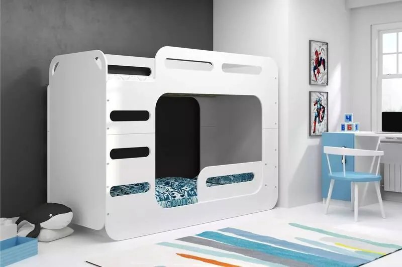 Poschodová posteľ MAX 2 200x80 - biela