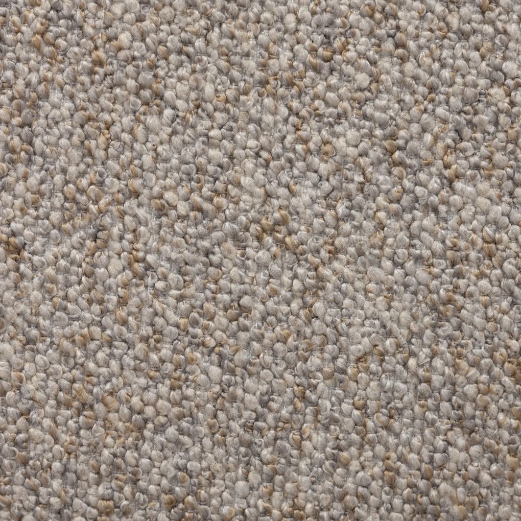 Dizajnové kreslo Sheli bouclé béžovošedé