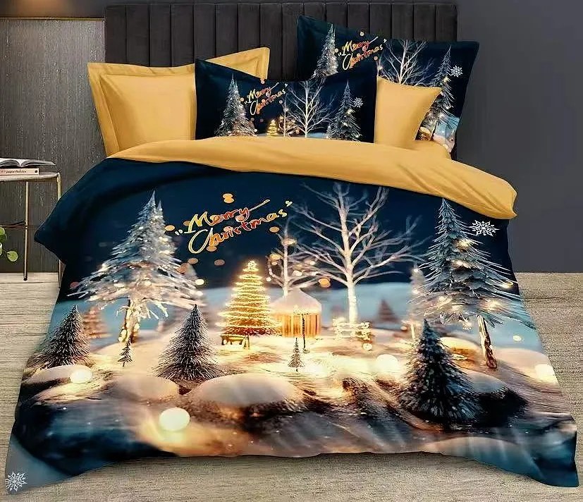 Obliečky Vianoce V6 Bavlna 7-dielna súprava