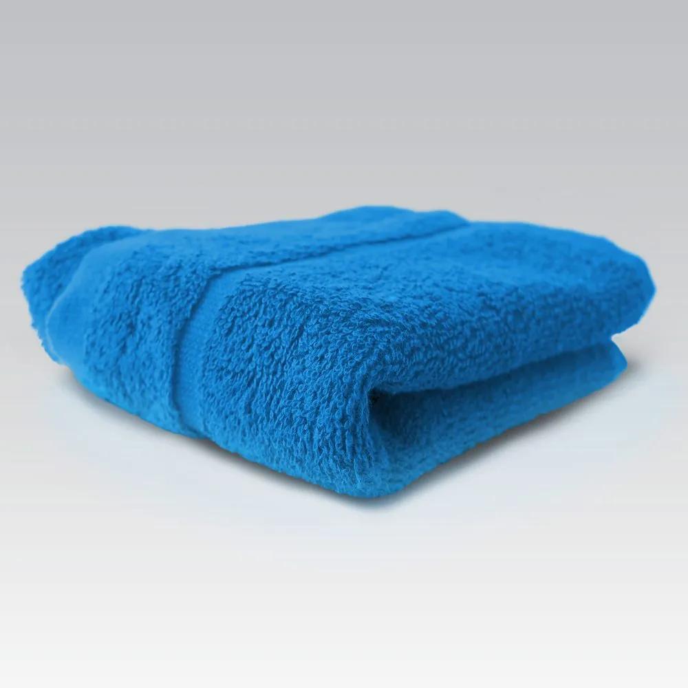 Dobrý Textil Malý uterák Economy 30x50 - Azúrovo modrá