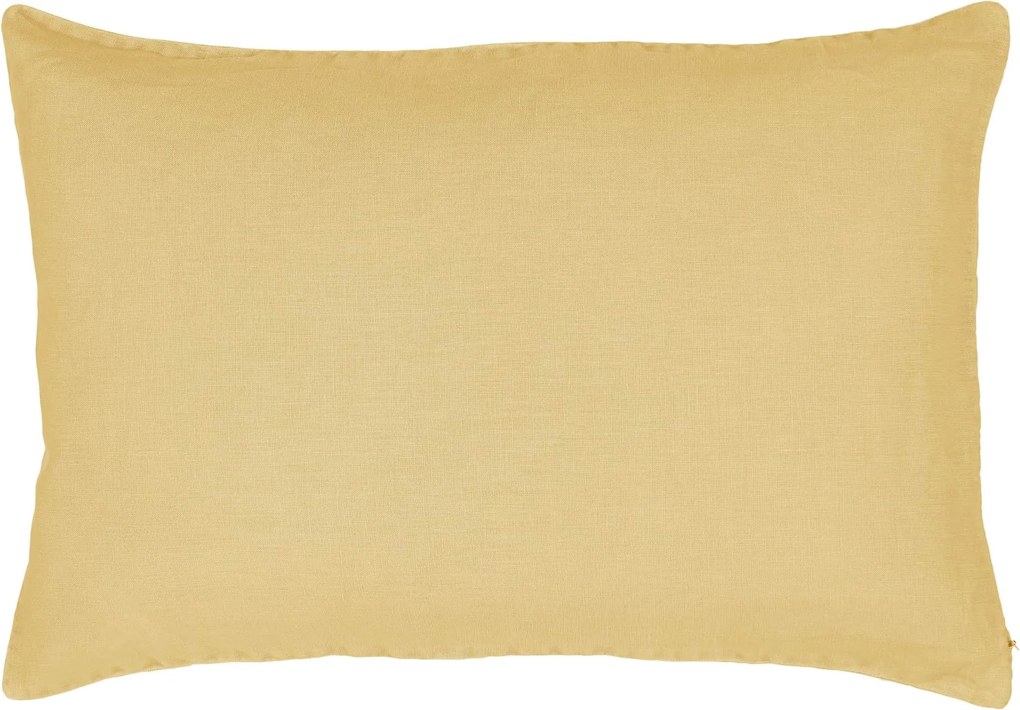 Ib Laursen Ľanová obliečka na vankúš Lemon Drop 40 × 60 cm