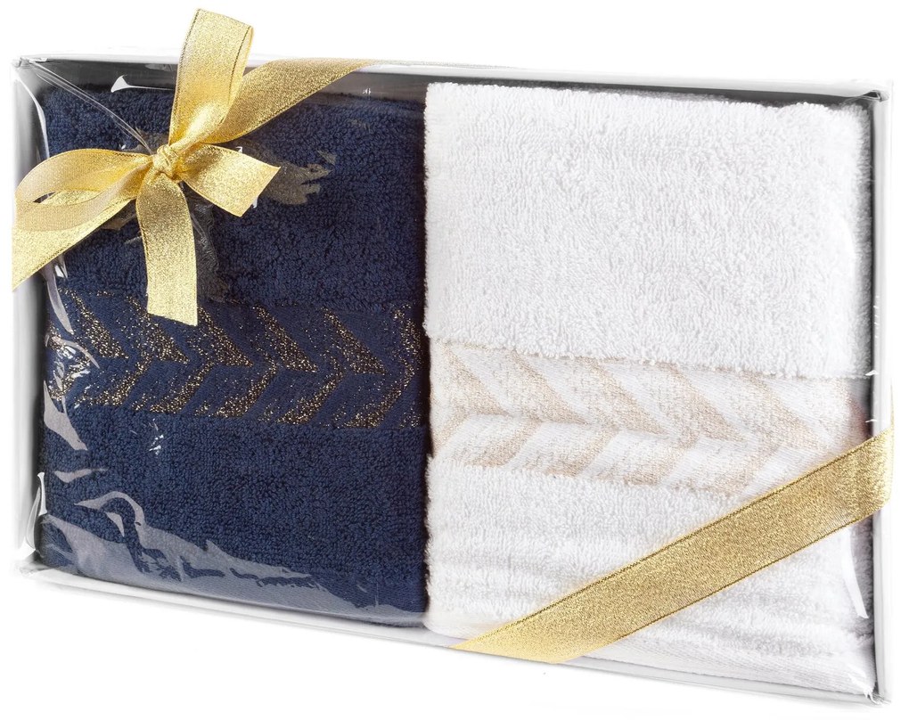 EUROFIRANY BAVLNENÝ UTERÁK GLOW SADA 2 KS 50X90 CM VIACFAREBNÁ