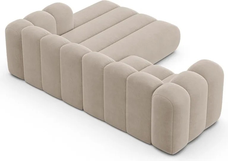 Béžová rohová pohovka (pravý roh) Lupine – Micadoni Home