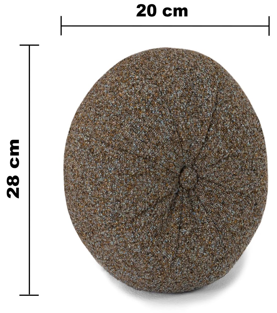 PROXIMA.store - Vankúš BALL s gombíkom 20x28 cm SKUPINA LÁTOK: Skupina 2