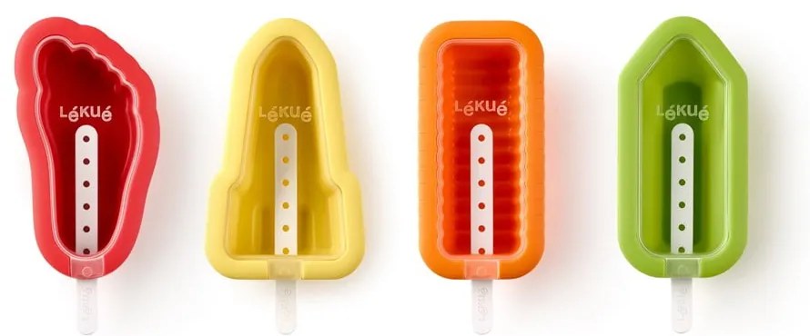 Silikónové formy na nanuky v súprave 4 ks Iconic – Lékué