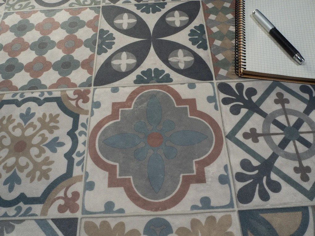 Beaulieu International Group, PVC podlaha - lino Livitex Retro 2793, na mieru, šíře 3m,4m, viacfarebná, filc, chodba / predsieň