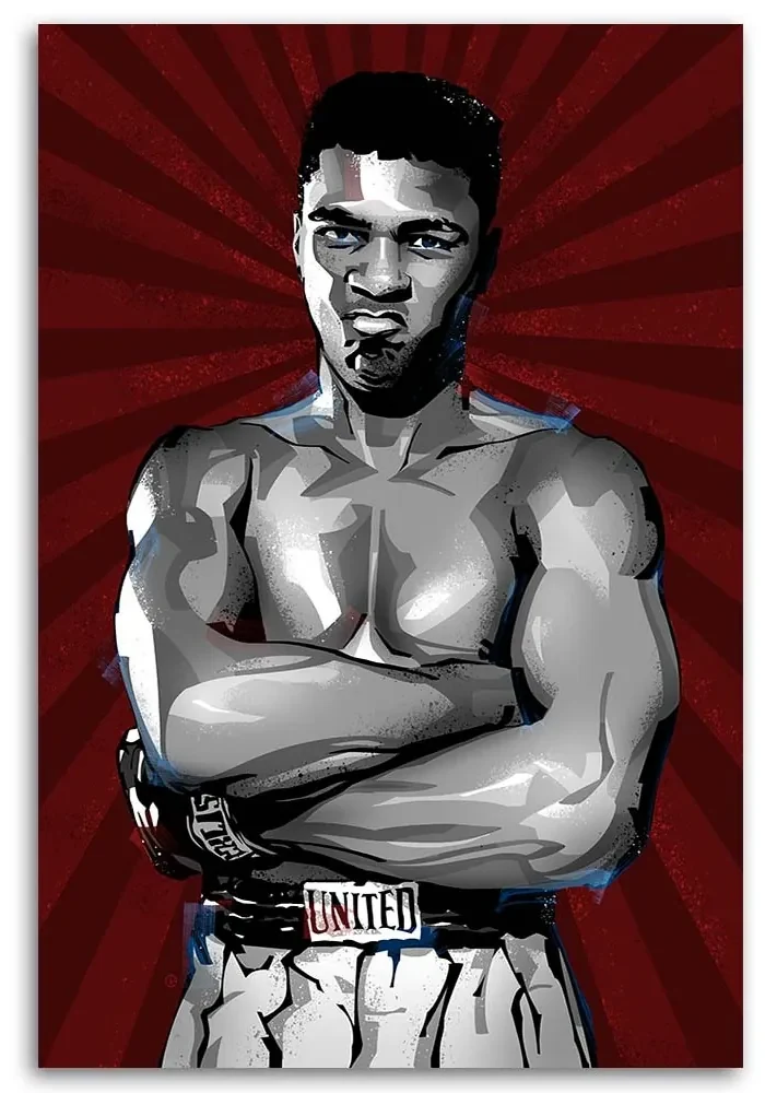 Gario Obraz na plátne Muhammad Ali - Nikita Abakumov Rozmery: 80 x 120 cm