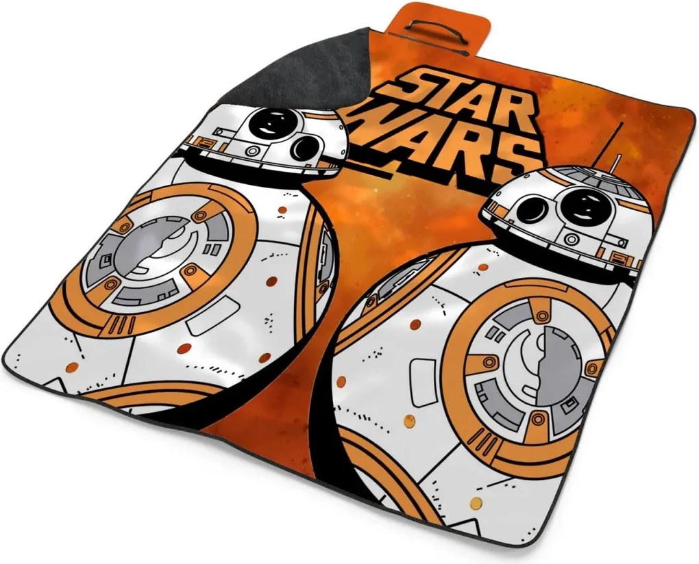 Sablio Plážová deka Star Wars Ohnivé pozadie: 200x140 cm