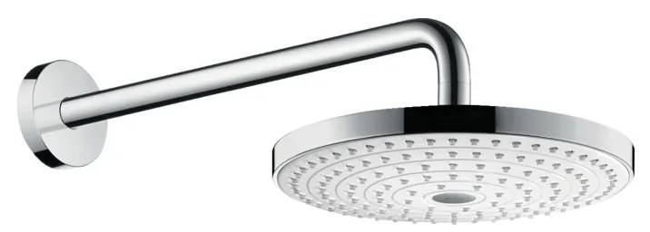 Hansgrohe Raindance Select S - Hlavová sprcha 240 2jet EcoSmart 9 l/min so sprchovým ramenom, biela/chróm 26470400