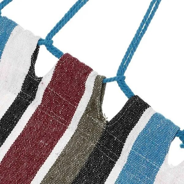 InternetovaZahrada - Hojdacia sieť so strapcami - modrá
