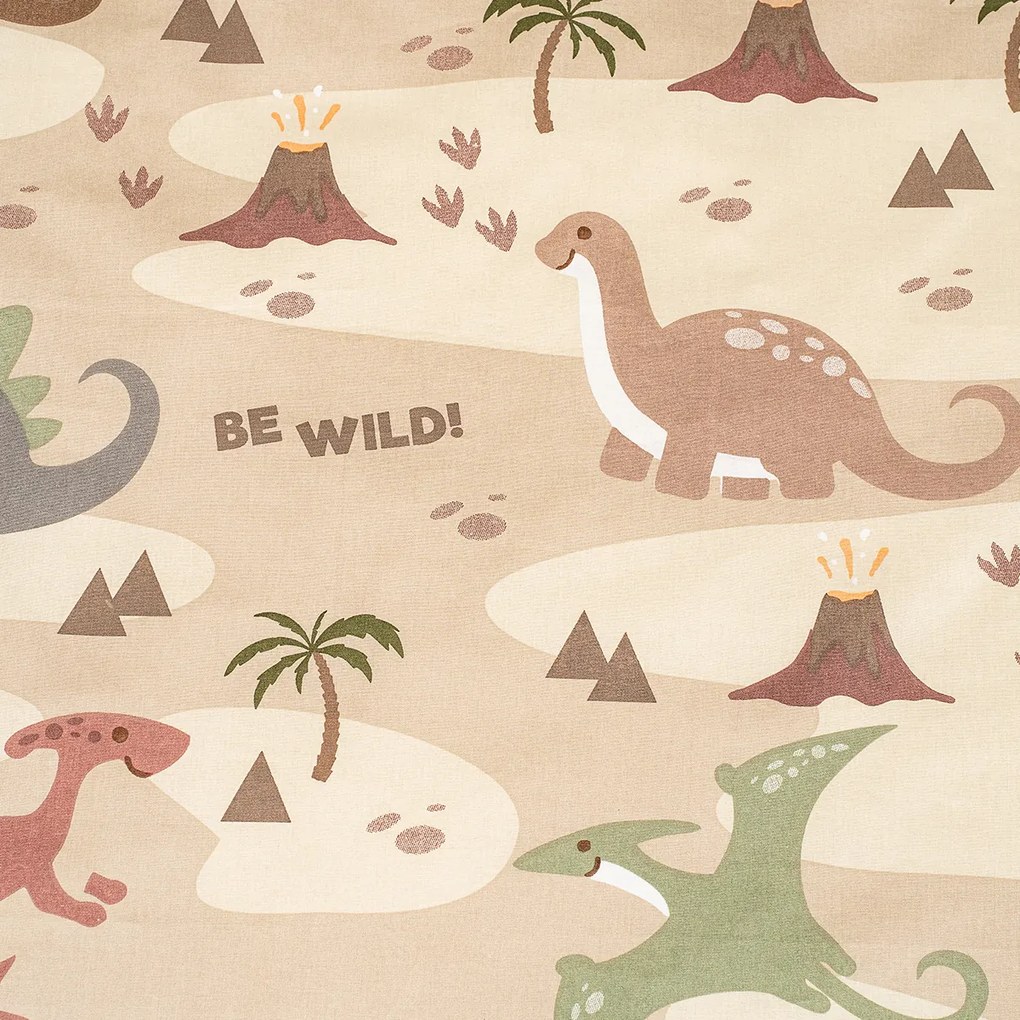 4Home Detské bavlnené obliečky Dino world, 140 x 200 cm, 70 x 90 cm, 140 x 200 cm, 70 x 90 cm