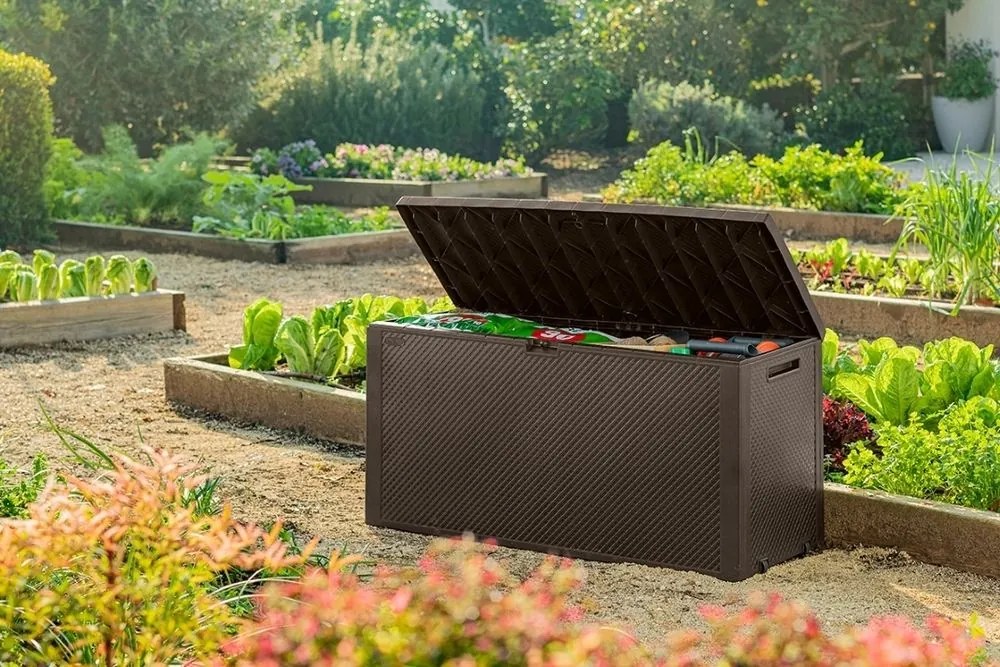 Úložný box EMILY 270 L, hnedý