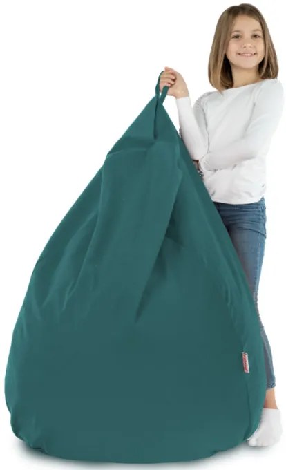 Plyšový sedací vak SAKO modrý