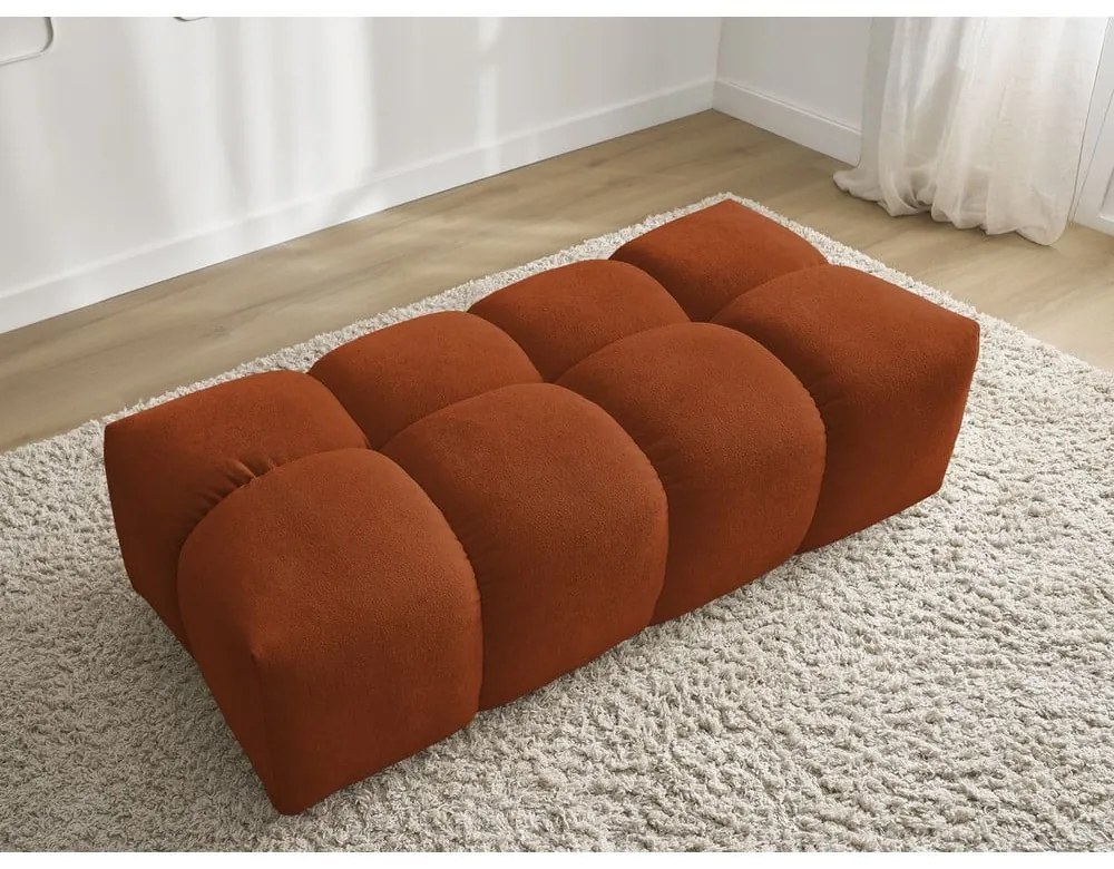 Ženilková podnožka v tehlovej farbe Everest – Bobochic Paris