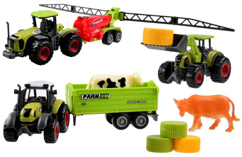 ZA4366 Detská súprava poľnohospodárskych strojov a zvierat 22ks