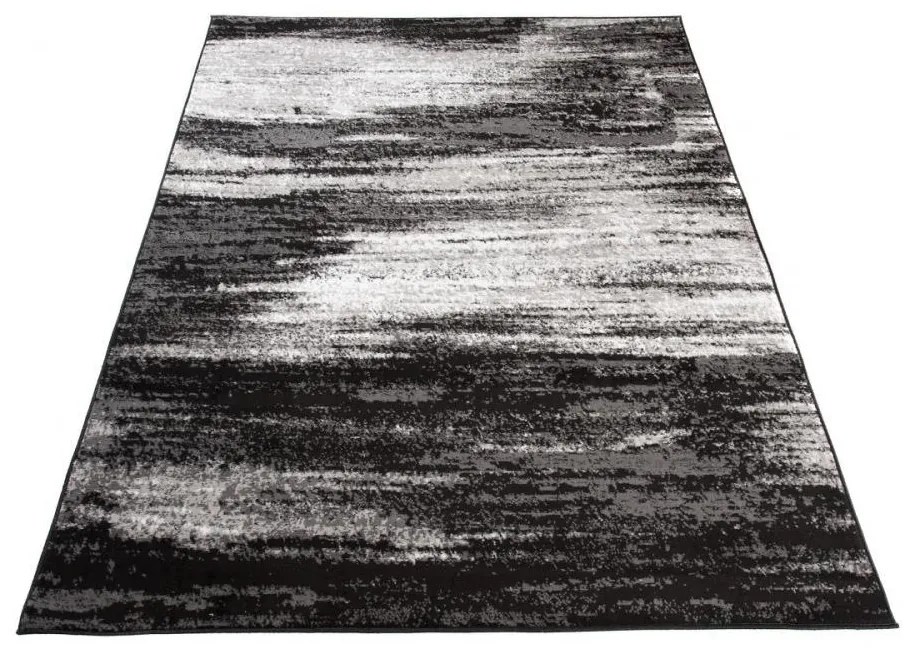 Kusový koberec PP Prince  sivočierny 300X400 300x400cm