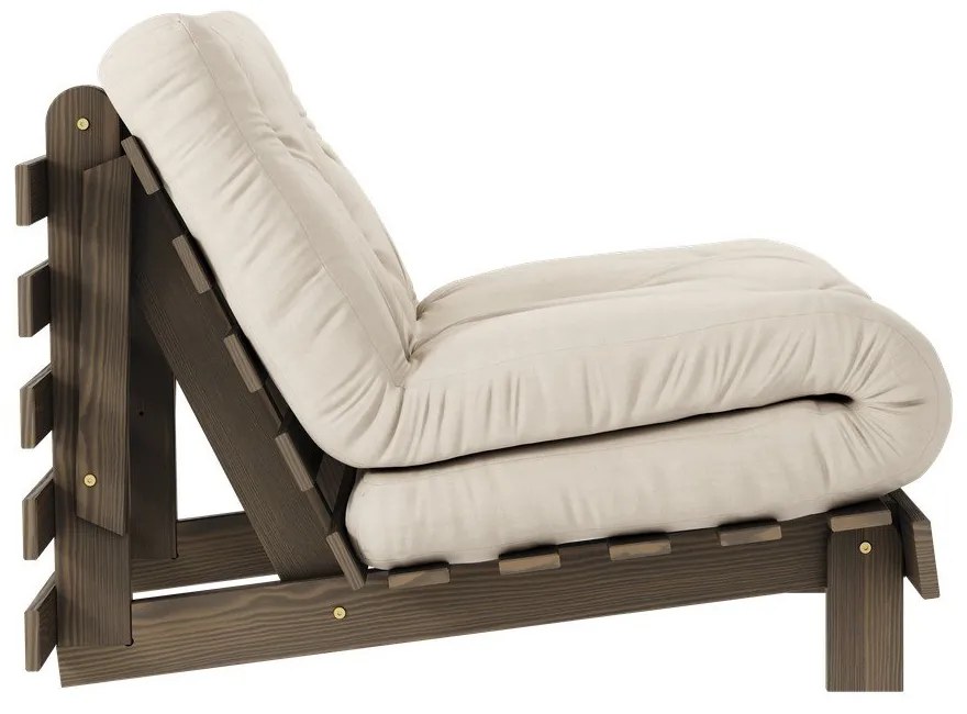 Béžovokrémové kreslo Roots – Karup Design