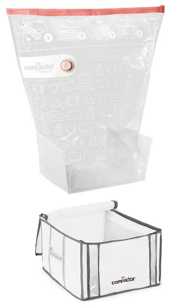 Compactor Úložný box s vákuovým vrecom M Life, M