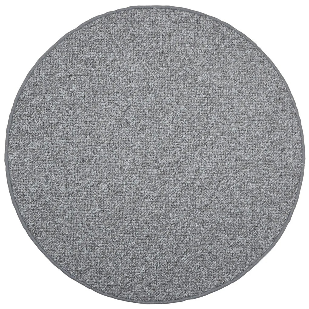 Vopi koberce Kusový koberec Wellington sivý kruh - 250x250 (priemer) kruh cm