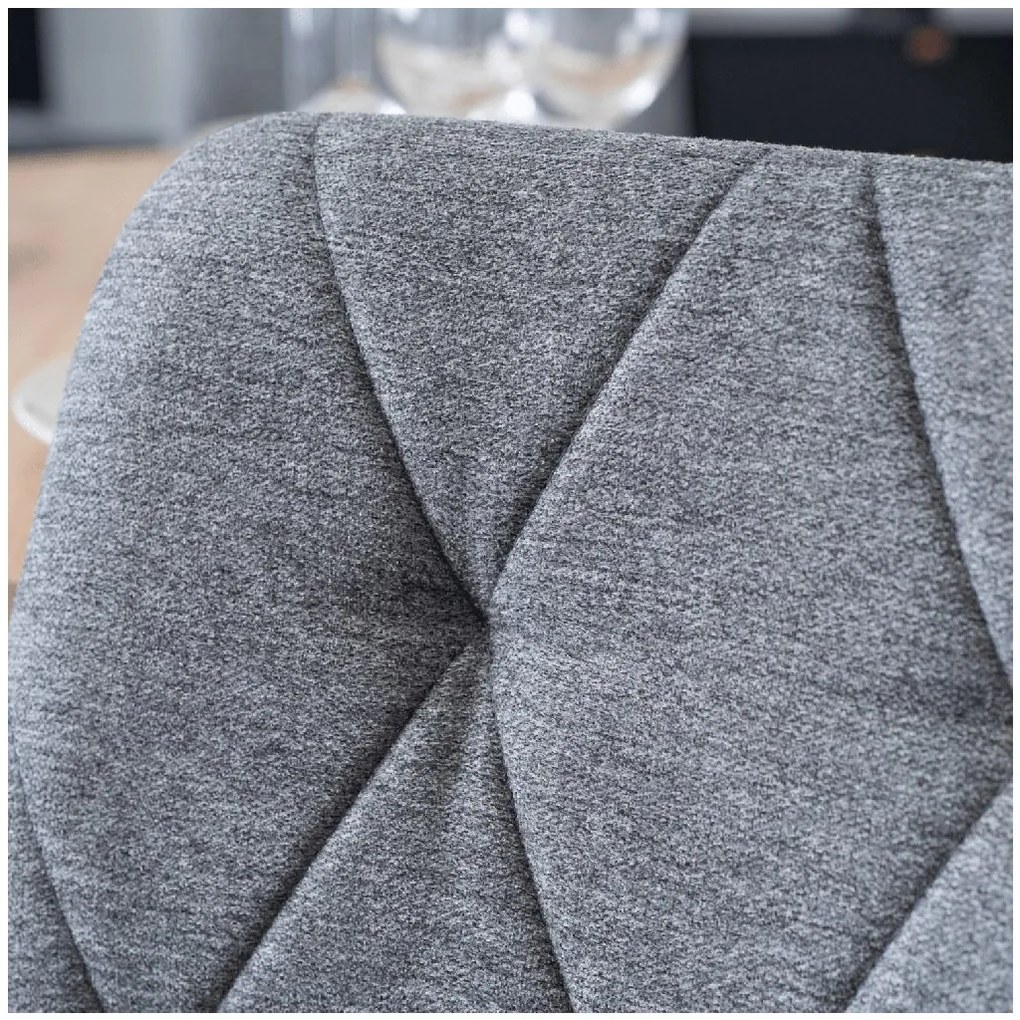 PROXIMA.store - Čalúnená jedálenská stolička ROBIN 2 FARBA: čierna