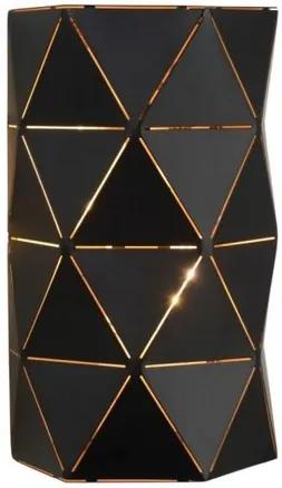 Lucide 21209/02/30 Dizajnové nástenné svietidlo OTONA Wall Light 2xE14/40W L15 H20cm čiene