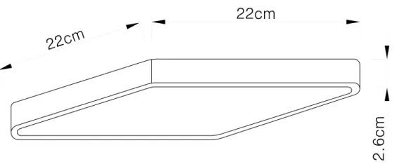 Globo 12369-30 - LED Stropné svietidlo ECHO LED/28W/230V