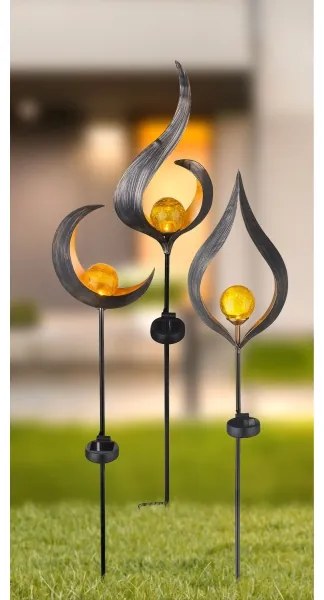 Globo 33466 - LED Solárne svietidlo SOLAR LED/0,02W/3V 600mAh IP44 bronz