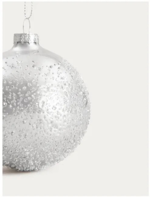 Vianočná dekorácia FJER guľa 754395