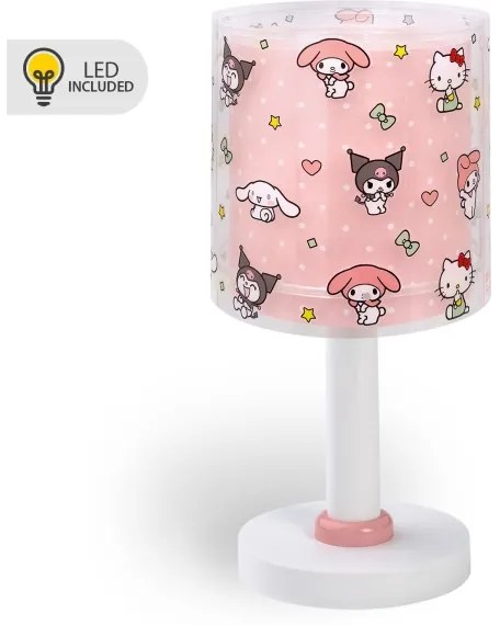 Dalber 41251 - LED detská lampička HELLO KITTY&FRIENDS 1xG4/4W/230V ružová
