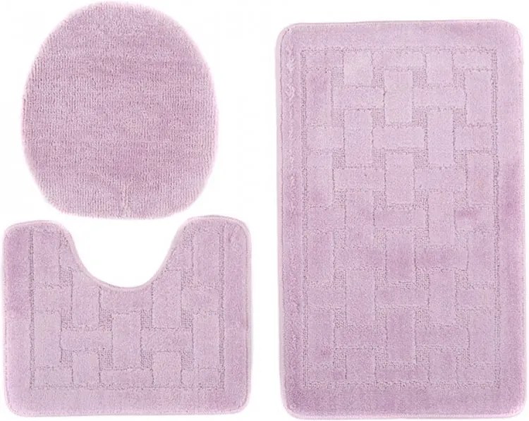 Kúpeľňové predložky 1039 fialové 3Ks, Šířky běhounů 100 cm