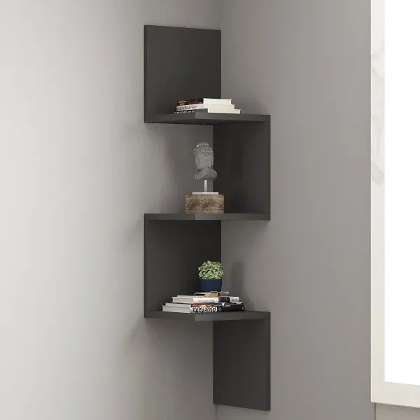 Polica NUVIA antracit