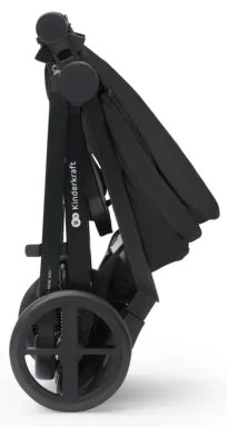 KINDERKRAFT -Kombinovaný kočík 3v1 NEWLY Classic black + autosedačka MINK PRO
