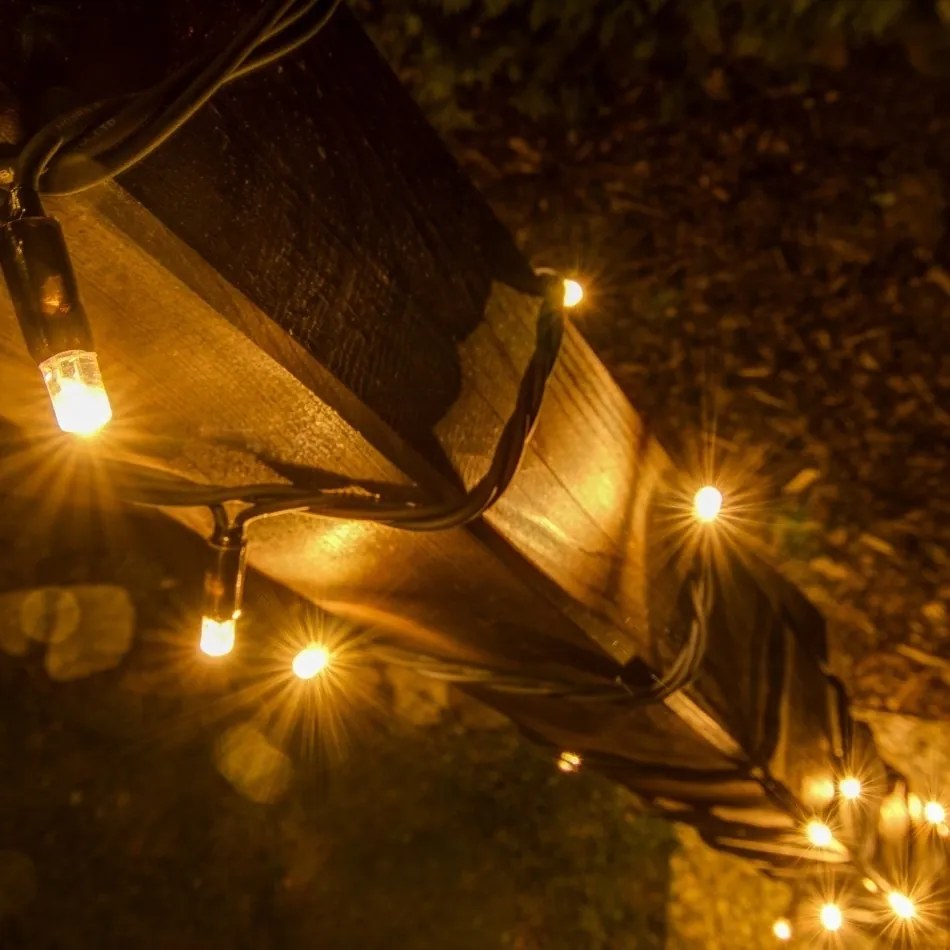 DECOLED Svetelná reťaz LED 20 m, teplá biela, 120 diód, IP67