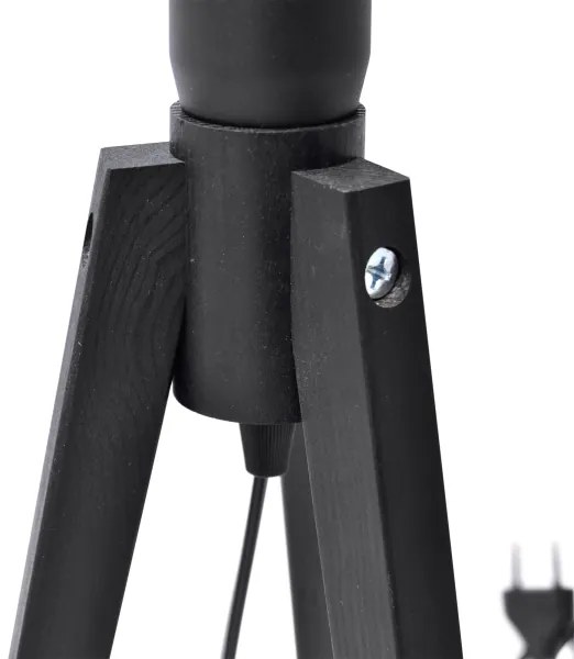 Stolná lampa ALBA 1xE27/15W/230V krémová/borovica