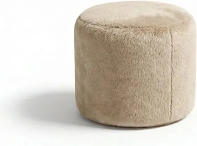 Sablio Taburetka Circle SOFTY - Sand  - 38x48 cm