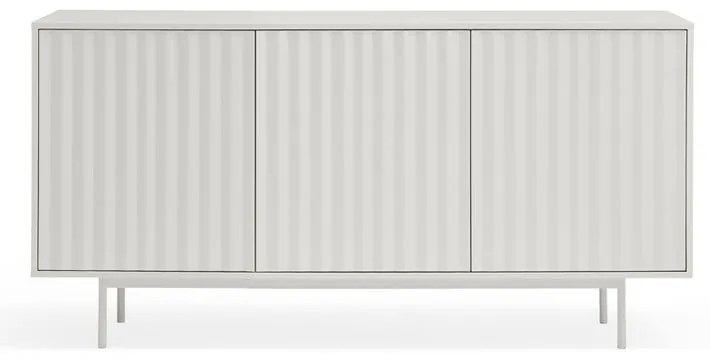 Biela nízka komoda 159x80 cm Sierra – Teulat