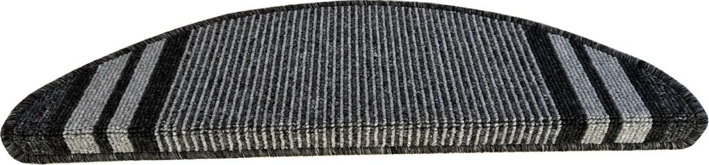 Nášľapy na schody Gandia šedý polkruh, samolepiaci - 24x65 polkruh (rozmer vrátane ohybu) Vopi