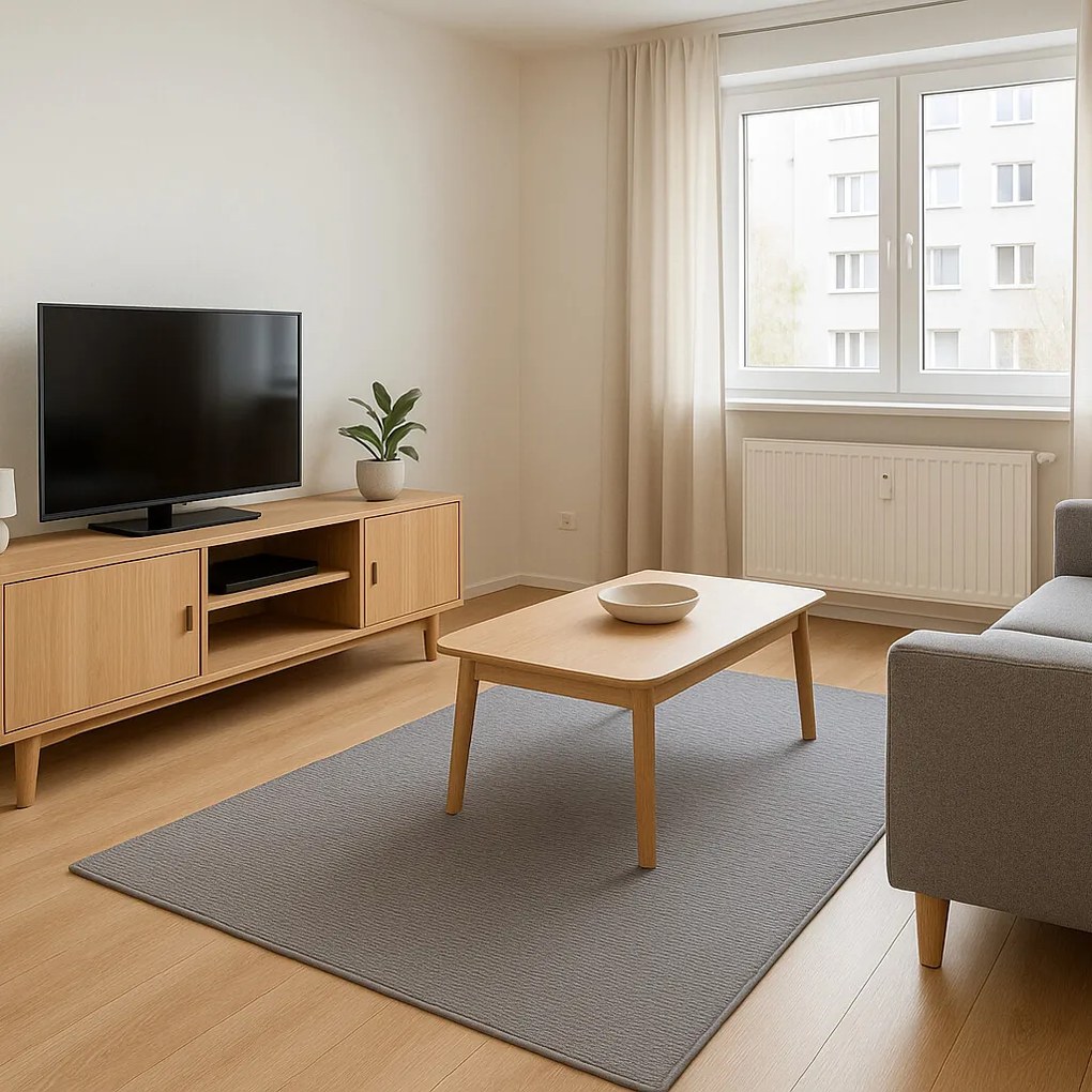 AladinWorld Expres, Kusový koberec Atlas 92 šedý, 50x200, šedá, chodba / predsieň