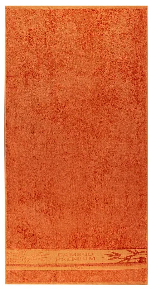 4Home Sada Bamboo Premium osuška a uterák oranžová, 70 x 140 cm, 50 x 100 cm