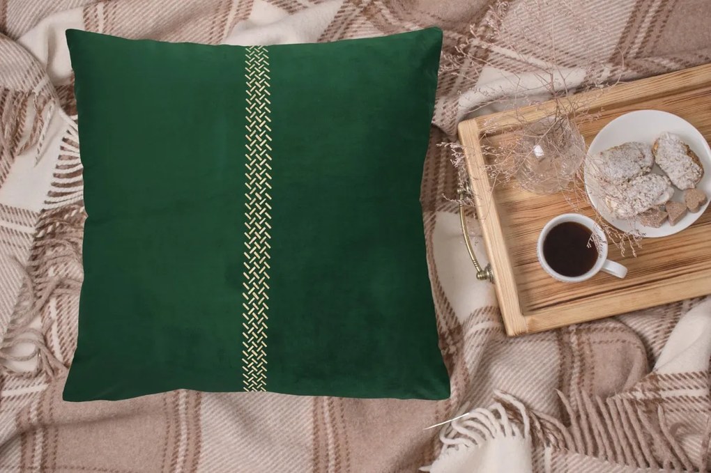 Obliečka na vankúš LUXOT BC04 45x45 cm zelená