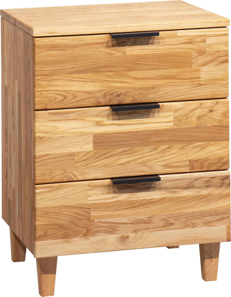 XXXLutz NOČNÝ STOLÍK, dub, farba duba, 48/65/40 cm Linea Natura - Spálňové sety - 000725004101