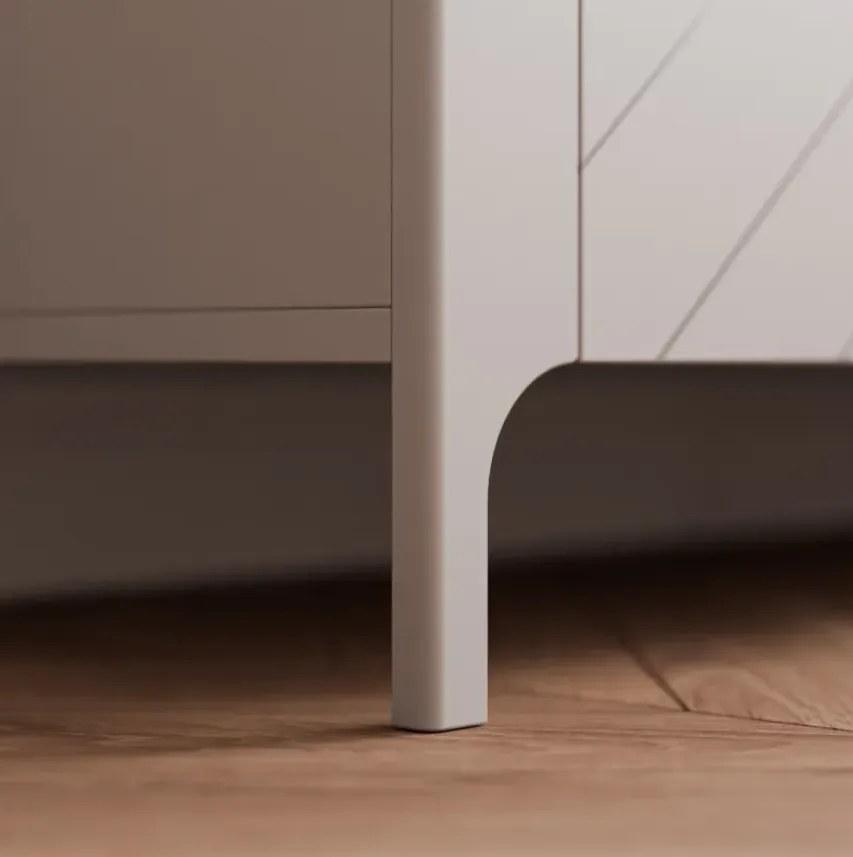 Dizajnová komoda MARCIUS 153cm kašmír