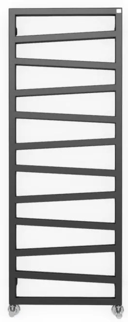 Terma Zigzag 1545x500 vodný radiátor Metallic Black ZX