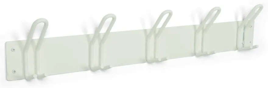 Biely kovový nástenný vešiak 70 cm Miles – Spinder Design