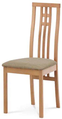 Jedálenská stolička Autronic 46x99 cm béžová masív BC-2482 BUK3