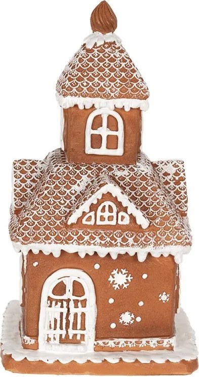 Vianočná perníková chalúpka s Led svetielkami Gingerbread House - 14*14*25cm/ 3*AAA
