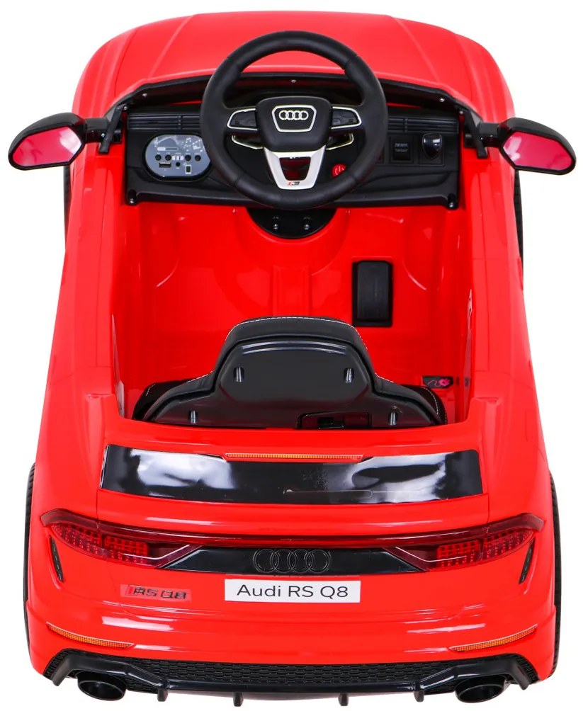 RAMIZ Elektrické autíčko - Audi RS Q8  - červené - motor 2 x 35W - batéria 12V7Ah - 2022