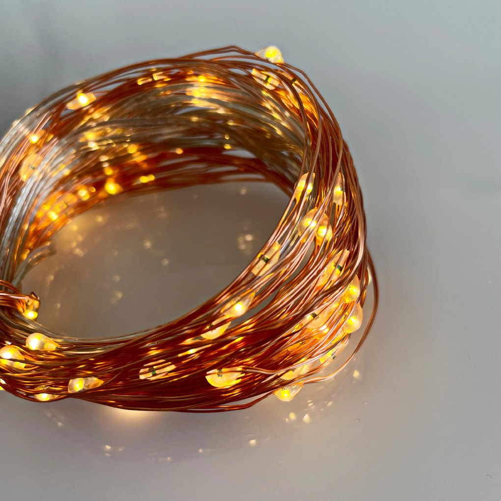 PIPPER | Solárna LED svetelná reťaz - 12 m